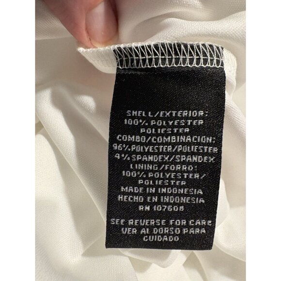 CHEETA B Sleeveless Halter Chiffon Maxi Dress NEW Multicolor Abstract Size 16 - Picture 8 of 8